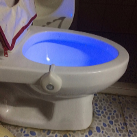 Platinium Lampă LED pentru WC cu senzor de mișcare
