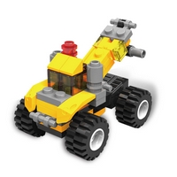 Kids World Set de construcție LOGIS excavator 57 piese