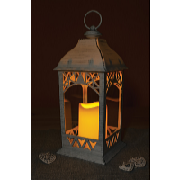 HomeLife Felinar decorativ LED, alb ZK6119