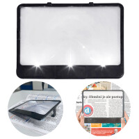 HomeLife Lupă pentru citit cu iluminare LED PAGE BRIGHT