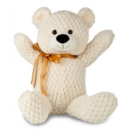 Kids World Ursuleț de pluș 31 cm crem