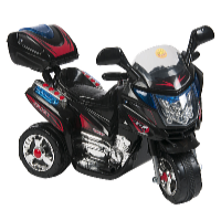 Kids World Motocicletă electrică pentru copii Rallye neagră