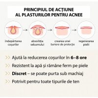 Wellife Plasturi transparenți pentru acnee, 180 buc