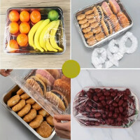 De Gusto Folie elastică de unică folosință pentru acoperirea alimentelor, mărime XL, 80 buc