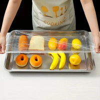 De Gusto Folie elastică de unică folosință pentru acoperirea alimentelor, mărime XL, 80 buc