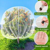 Garden King Plasă de protecție pentru pomi, 300 × 300 cm