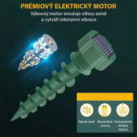 Garden King Aparat solar anti cârtițe și șerpi 3EFFECT SD-SL500 - set 2 buc.