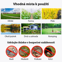 Garden King Aparat anti cârtițe și rozătoare cu baterii SPIKE SD-SL194