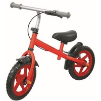 Kids World Bicicletă fără pedale pentru copii 125C roșie