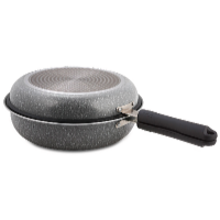 De Gusto Tigaie dublă DOUBLEPAN 2în1, 27 cm și 29 cm