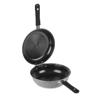 De Gusto Tigaie dublă DOUBLEPAN 2în1, 27 cm și 29 cm