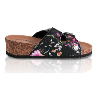 Fit Walk Papuci din plută pentru femei cu model floral 37