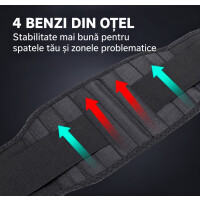 Wellife Centură de masaj cu autoîncălzire TOURMALINE