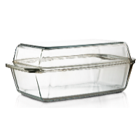 De Gusto Vas din sticlă de copt cu capac 3,5l