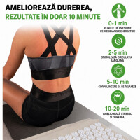 Wellife Covoraș de presopunctură VITAL FIT, 68 × 42 cm, bej