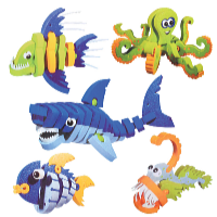 Kids World Puzzle 3D – Lumea marină