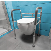 HomeLife Suport de toaletă reglabil pe înălțime