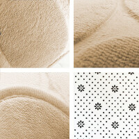 HomeLife Covoraș de baie dreptunghiular SOFT FOAM 50 × 80 cm, crem