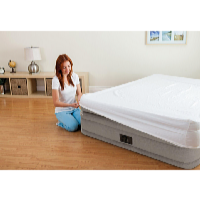 Intex Saltea gonflabilă Prime Comfort Queen cu compresor încorporat