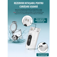 Wellife Inhalator cu ultrasunete portabil cu afișaj digital TZ-W12 - nebulizator