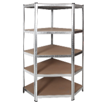 Profi Tools Raft metalic de colț 180 x 90 x 70 x 40 cm cu 5 rafturi ZEUS TC-081
