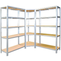 Profi Tools Raft metalic de colț 180 x 90 x 70 x 40 cm cu 5 rafturi ZEUS TC-081