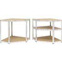 Profi Tools Raft metalic de colț 180 x 90 x 70 x 40 cm cu 5 rafturi ZEUS TC-081