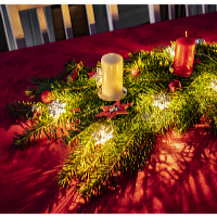 Platinium Instalație de lumină LED - fulgi de zăpadă, 1,6 m, alb cald