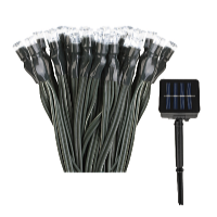Platinium Instalație de lumină solară LED 200 diode, 20 m, alb cald