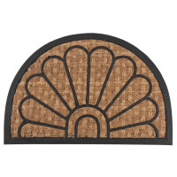 MagicHome Covoraș de intrare Peacock, 40 x 60 cm, cauciuc/nucă de cocos