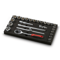 Profi Tools Set de chei tubulare 26 buc