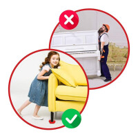 HomeLife Set pentru mutarea mobilierului EASYROLL 5 bucăți