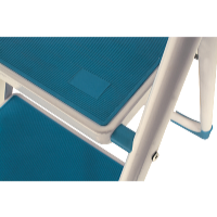 Profi Tools Scară casnică PROFI 2x1 trepte, albastră JZ919-2B