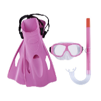 Bestway Set de scufundări SureSwim roz