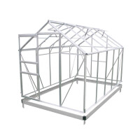 Garden King Seră din policarbonat cu structură metalică 380 x 190 x 195 cm - Partea A