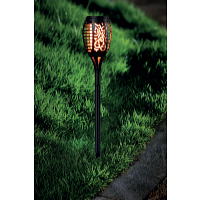 Garden King Lămpi solare torță 12 LED SL-7105 set de 4 bucăți
