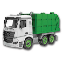 Kids World Set de construcție LOGIS AUTO camion de gunoi