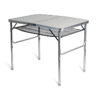 Garden King Masă de camping pliabilă cu plasă de depozitare 90 x 72 x 60 cm