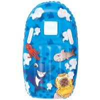 Bestway Placă Surf gonflabil cu mânere Animated 99 x 51 cm albastru