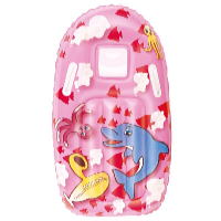 Bestway Placă Surf gonflabil cu mânere Animated 99 x 51 cm roz
