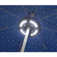 Garden King Lampă pentru umbrelă cu 24 LED cu diametrul de 20 cm