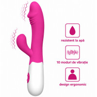 Wellife Vibrator cu stimulator pentru clitoris EUPHORIA