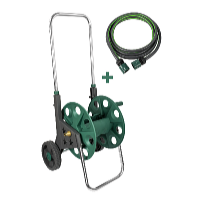 Garden King Cărucior cu tambur mobil pentru grădină cu furtun PROFI 1/2" 60m HL069-9C