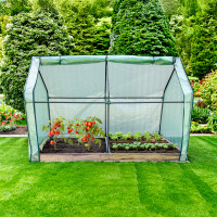 Garden King Pat vegetal supraînălțat acoperit AGRO BED II