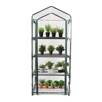 Garden King Mini seră cu folie 4 rafturi 69 x 158 x 49 cm