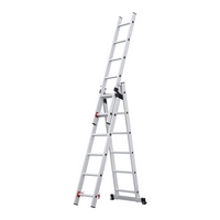 Profi Tools Scară din aluminiu 3x6 trepte AY306