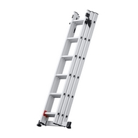 Profi Tools Scară din aluminiu 3x6 trepte AY306