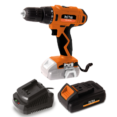 Profi Tools Mașină de găurit și înșurubat J0Z-KT07-18 + Acumulator 20V 2Ah + Încărcător rapid pentru acumulator