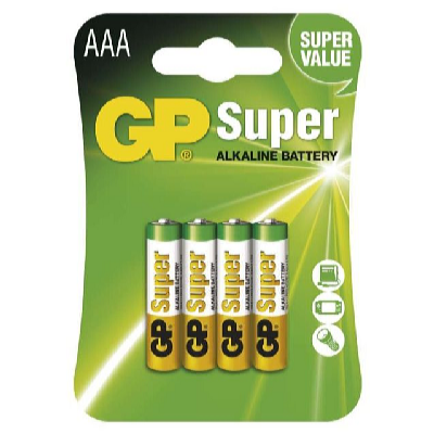 GP Batteries Baterie alcalină GP 1,5V AAA 4 buc