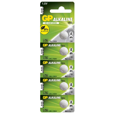 GP Batteries Baterie alcalină buton GP LR44 A76F 5 buc